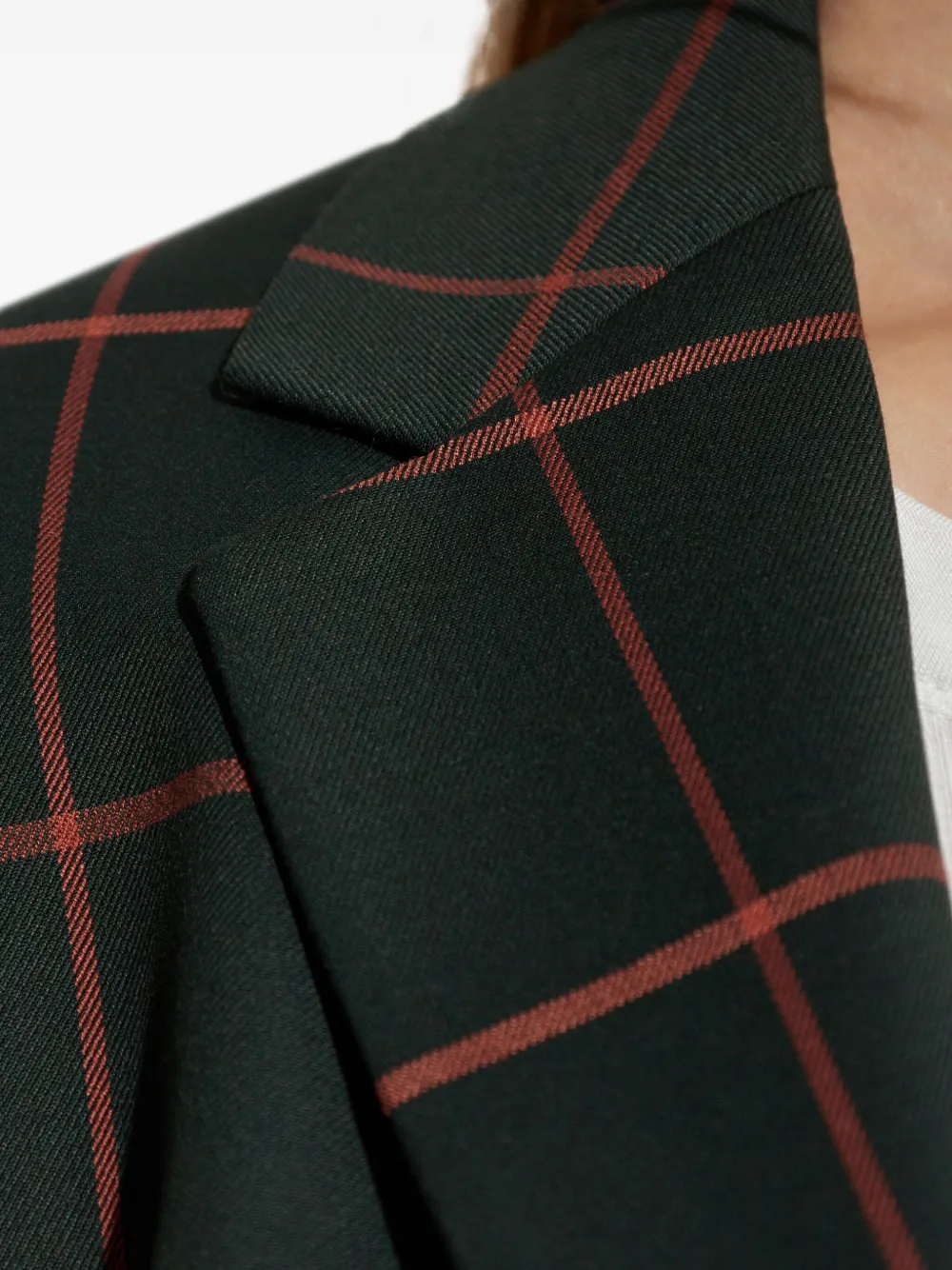 PS Paul Smith Geruite blazer Groen