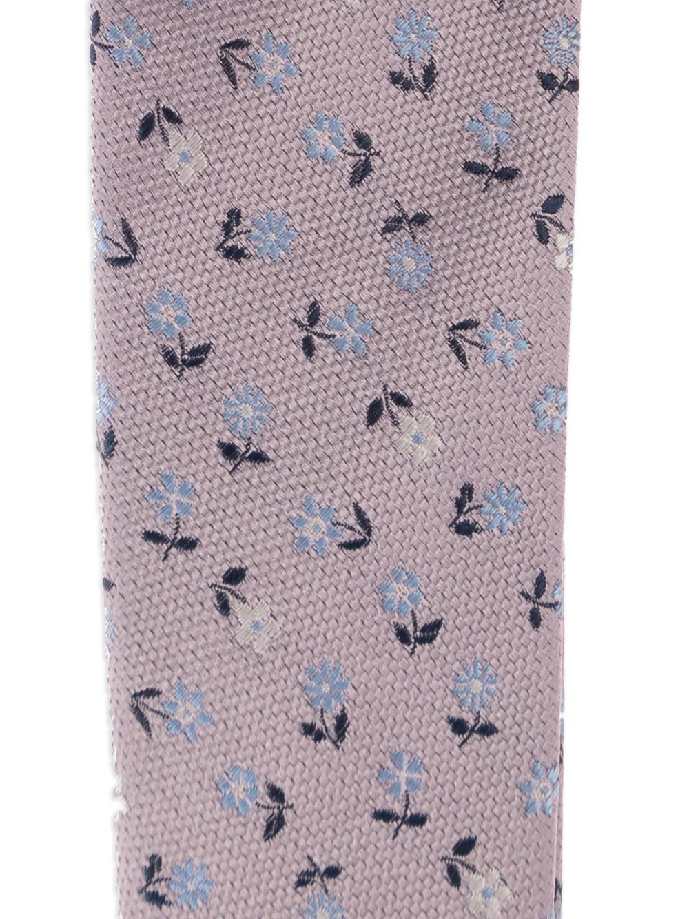 Paul Smith jacquard silk tie - Paars