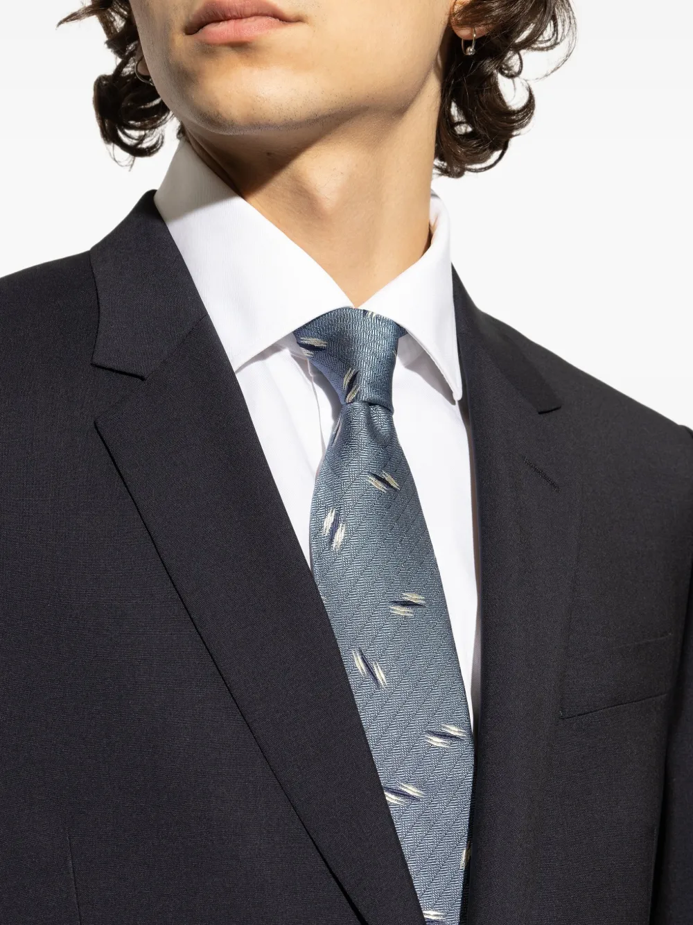 Paul Smith Stropdas met retro-patroon Blauw