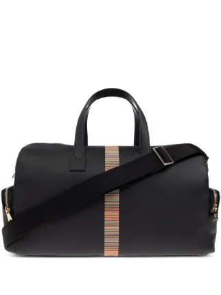 Paul Smith レザー ボストンバッグ | ブラック | FARFETCH JP