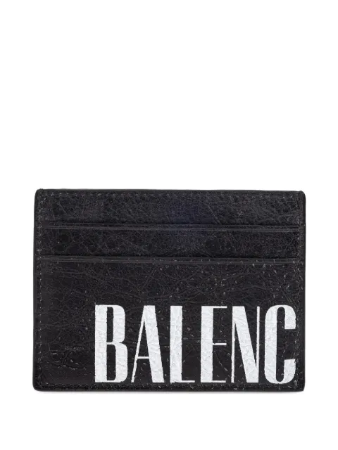 Balenciaga porte-cartes en cuir