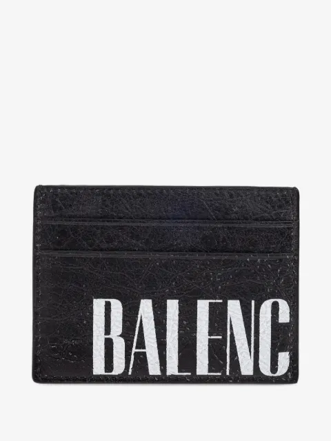 Balenciaga tarjetero con logo