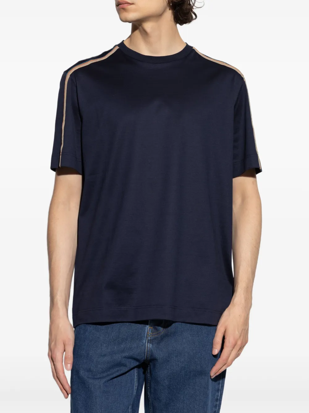 Paul Smith Signature Stripe T-shirt Blauw