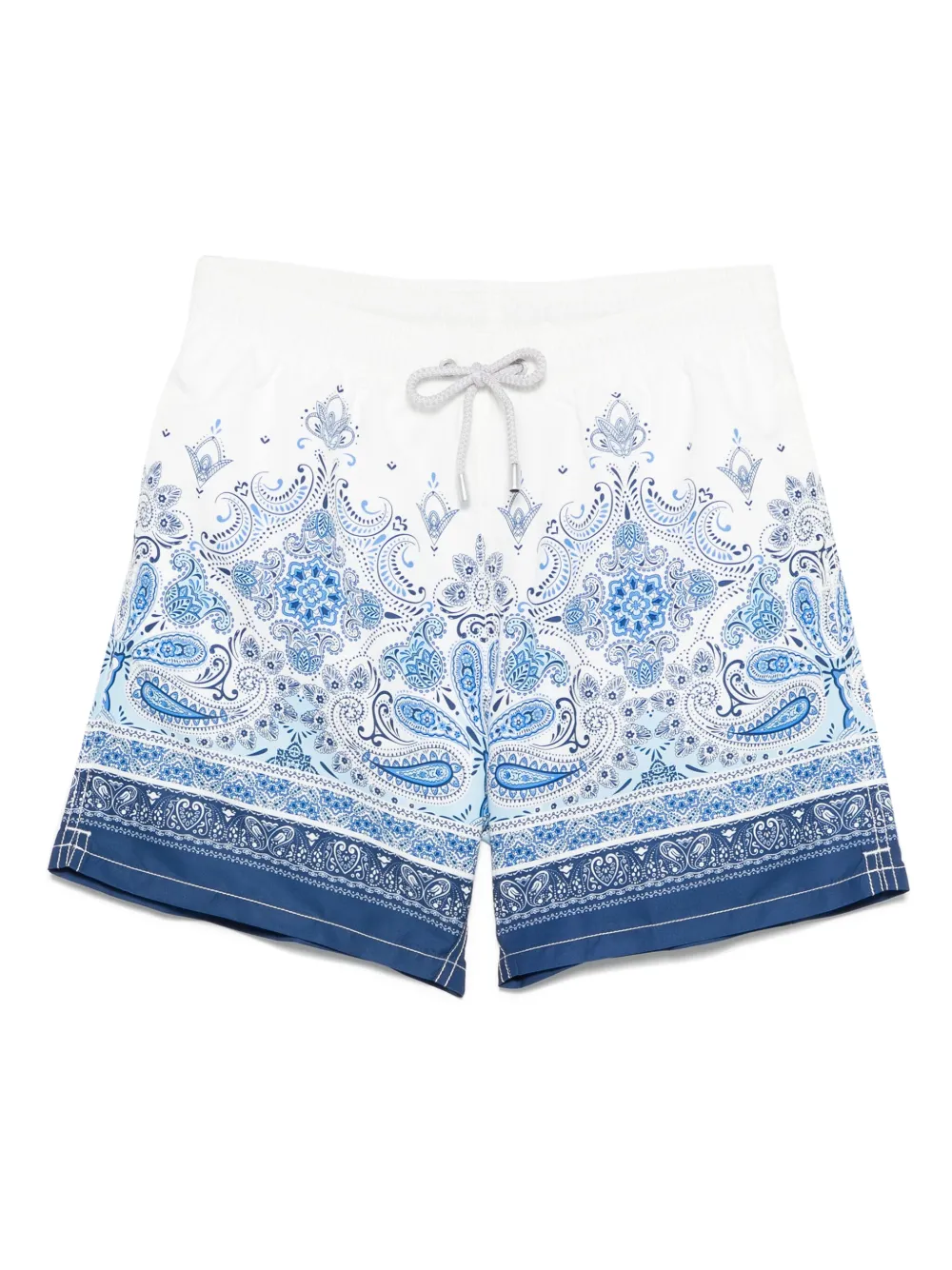 MC2 Saint Barth shorts de playa con estampado de cachemira | blanco | Image 1