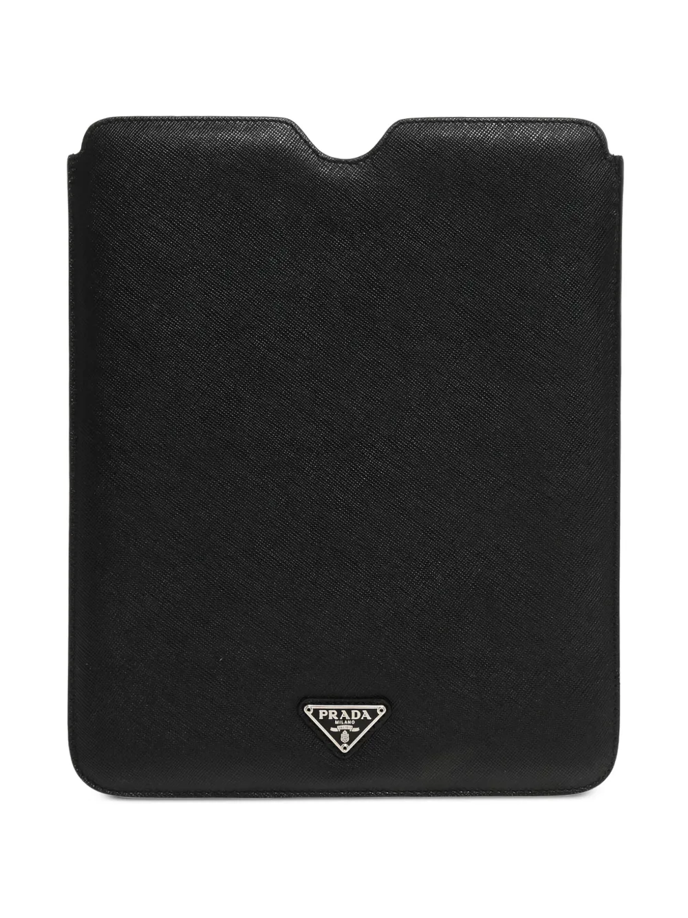 Prada Cover per iPad in pelle Saffiano - Nero