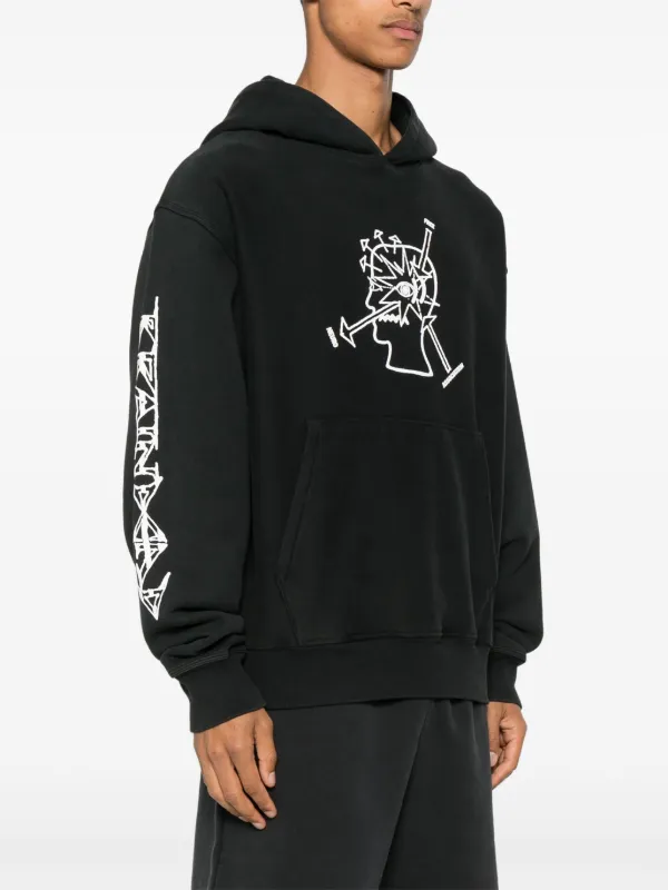 Brain Dead Neuro Free Hoodie | Black | FARFETCH