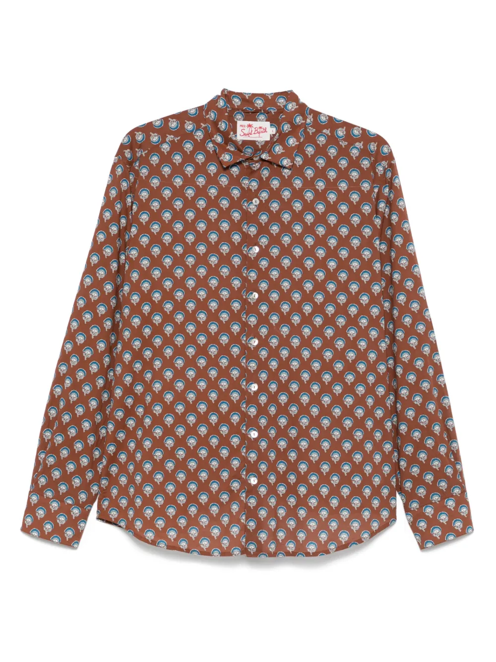 MC2 Saint Barth chemise en coton | marron | Image 1