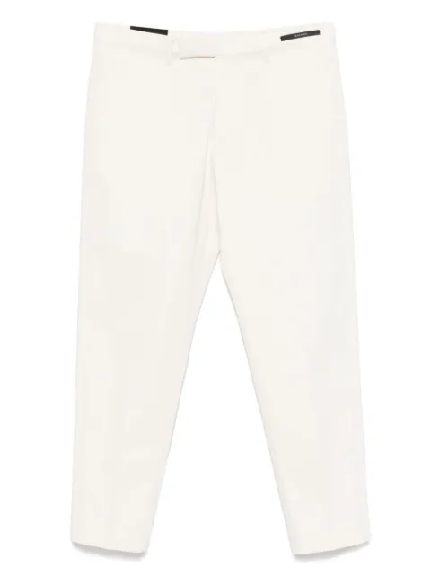 michael coal pressed-crease trousers