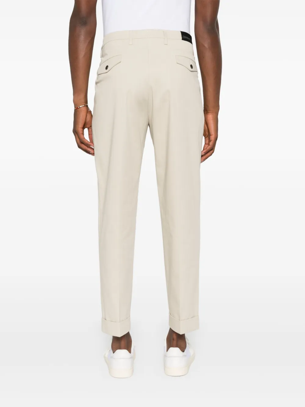 michael coal Geplooide chino Beige