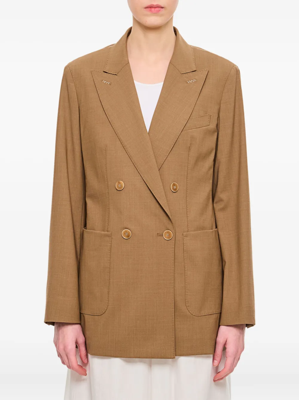 Max Mara ダブルジャケット - ブラウン Max Mara ダブルジャケット - ブラウン
