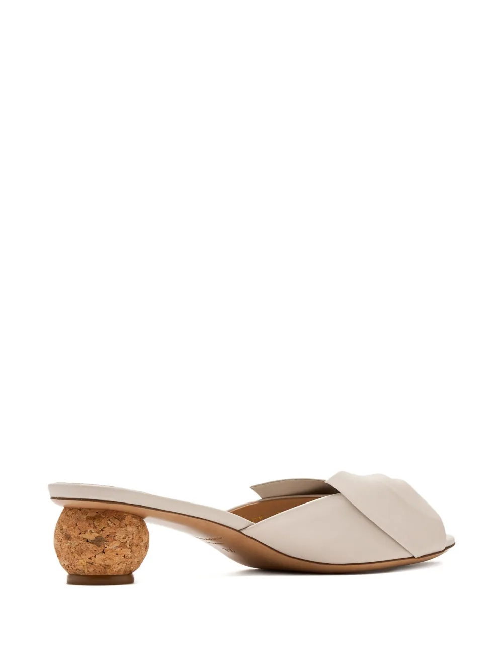 Ferragamo 45mm bow-detail open-toe sandals Neutrals