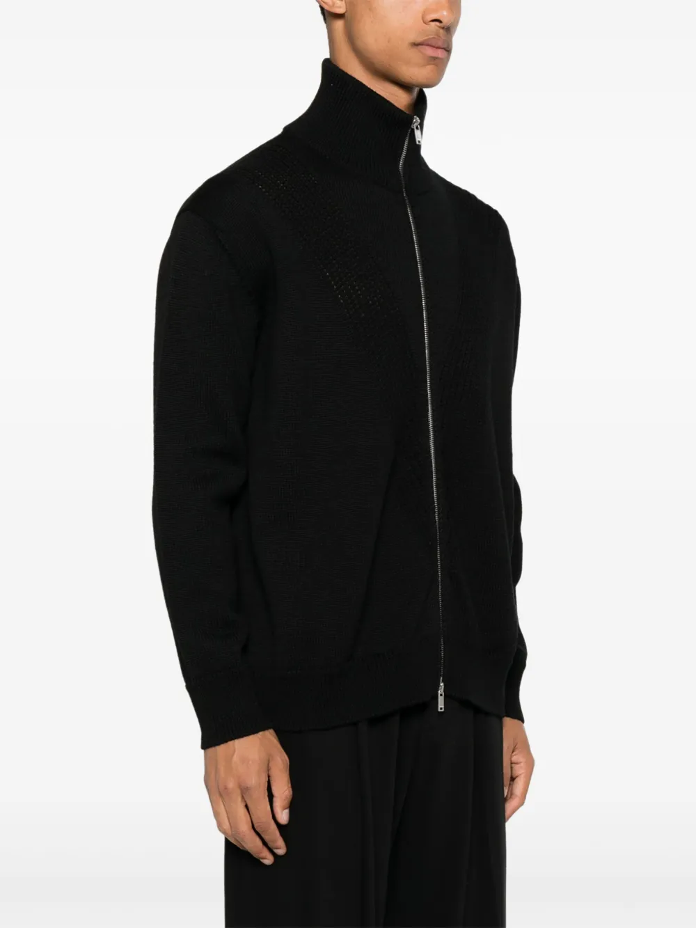 Jil Sander Wollen vest Zwart