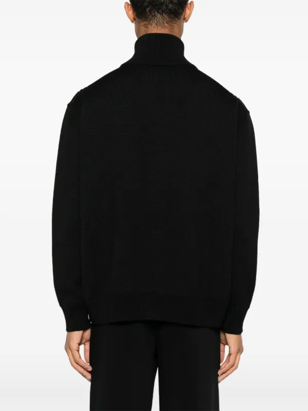 Jil Sander ジップアップ カーディガン | ブラック | FARFETCH JP