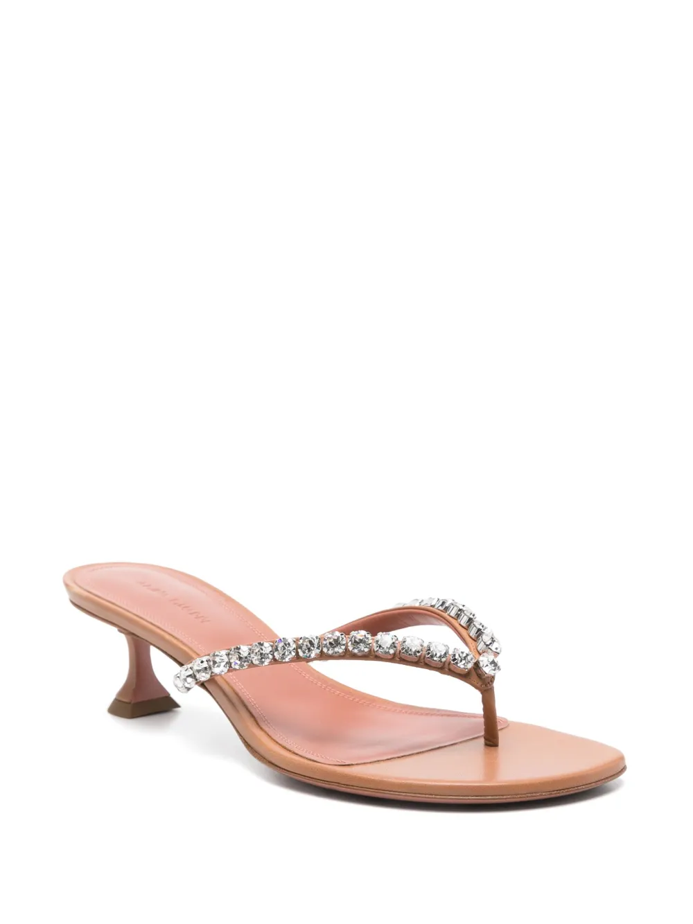 AMINA MUADDI 60MM LEATHER SANDALS