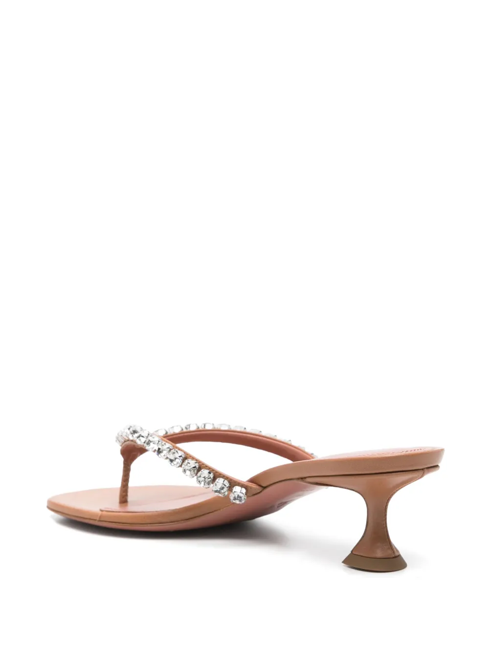 AMINA MUADDI 60MM LEATHER SANDALS