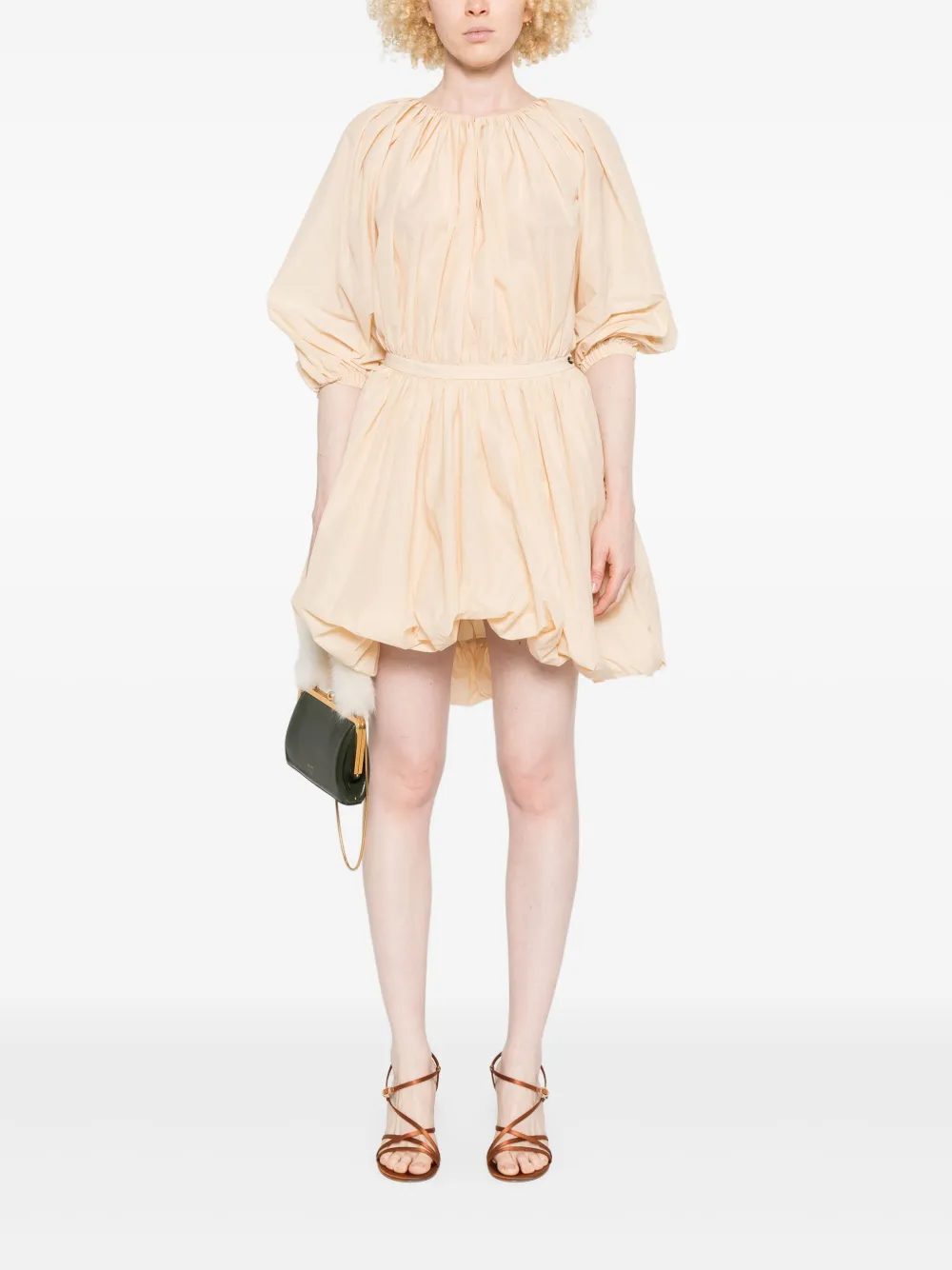 Philosophy Di Lorenzo Serafini short sleeve dress - Beige