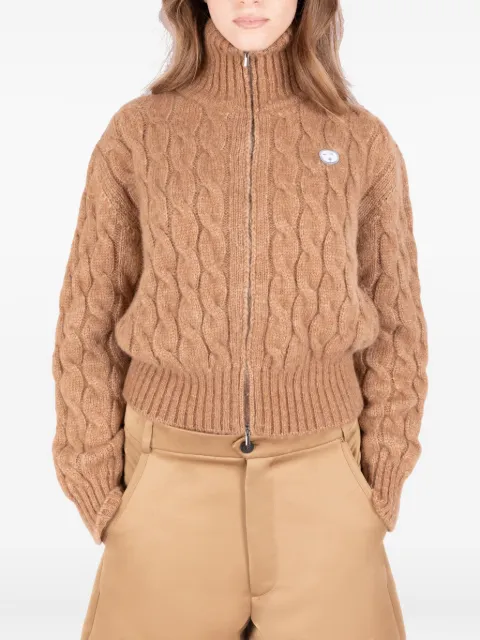 Société Anonyme Bia cable-knit zip-up cardigan