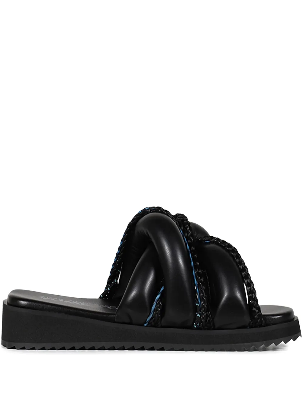 YUME YUME crossover-strap slides | Black | Image 1