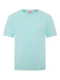 MC2 Saint Barth Kids logo-embroidered T-shirt - Blue