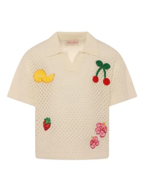 MC2 Saint Barth Kids fruit-embroidered knit T-shirt