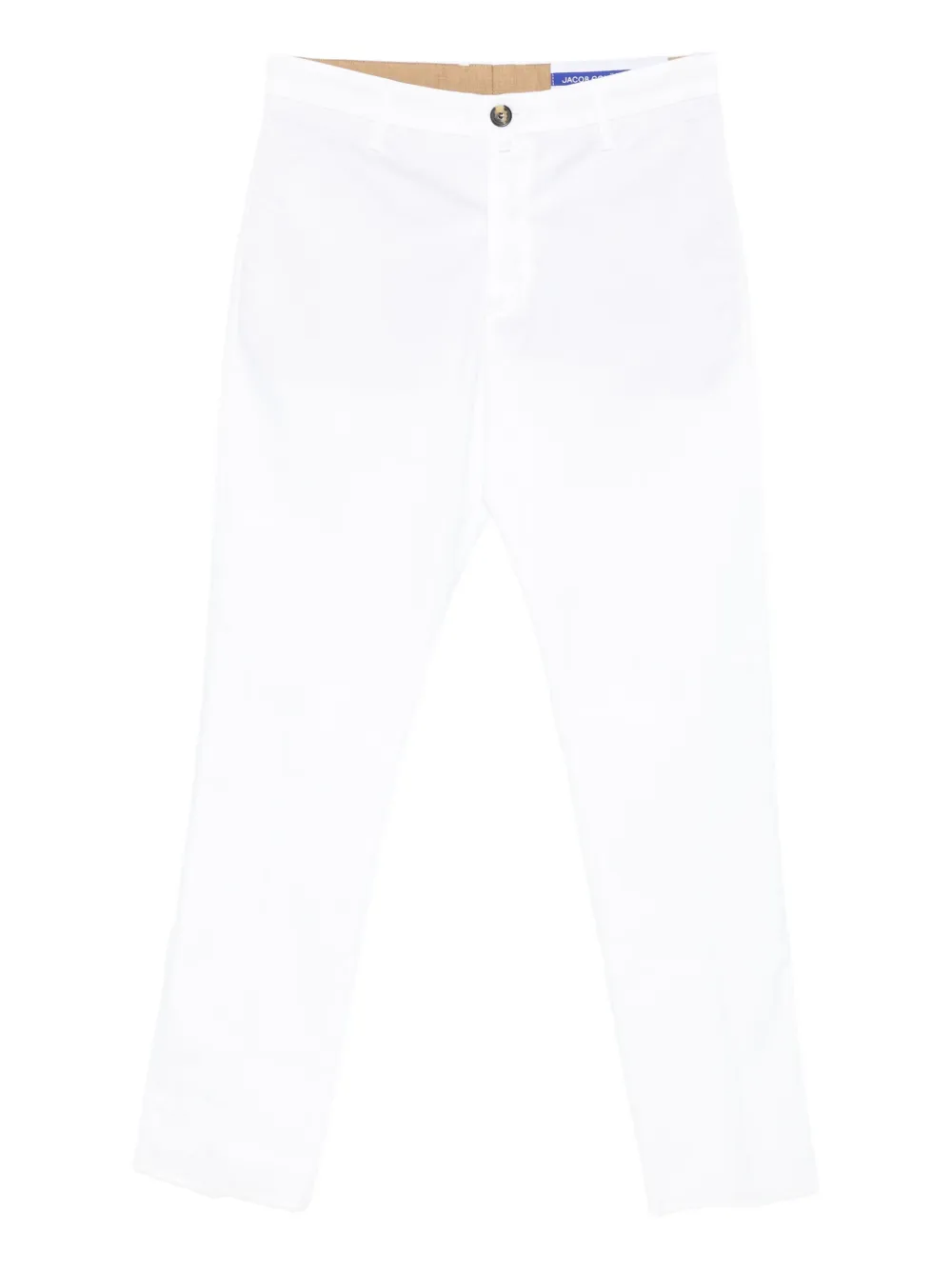 Jacob Cohën Broek met knoopsluiting Wit