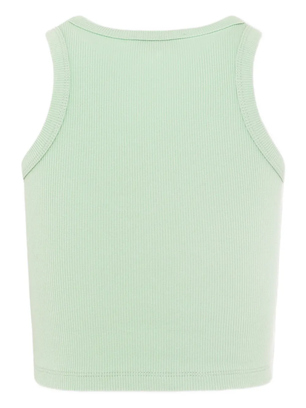Shop Mc2 Saint Barth Ribbed-knit Tank Top