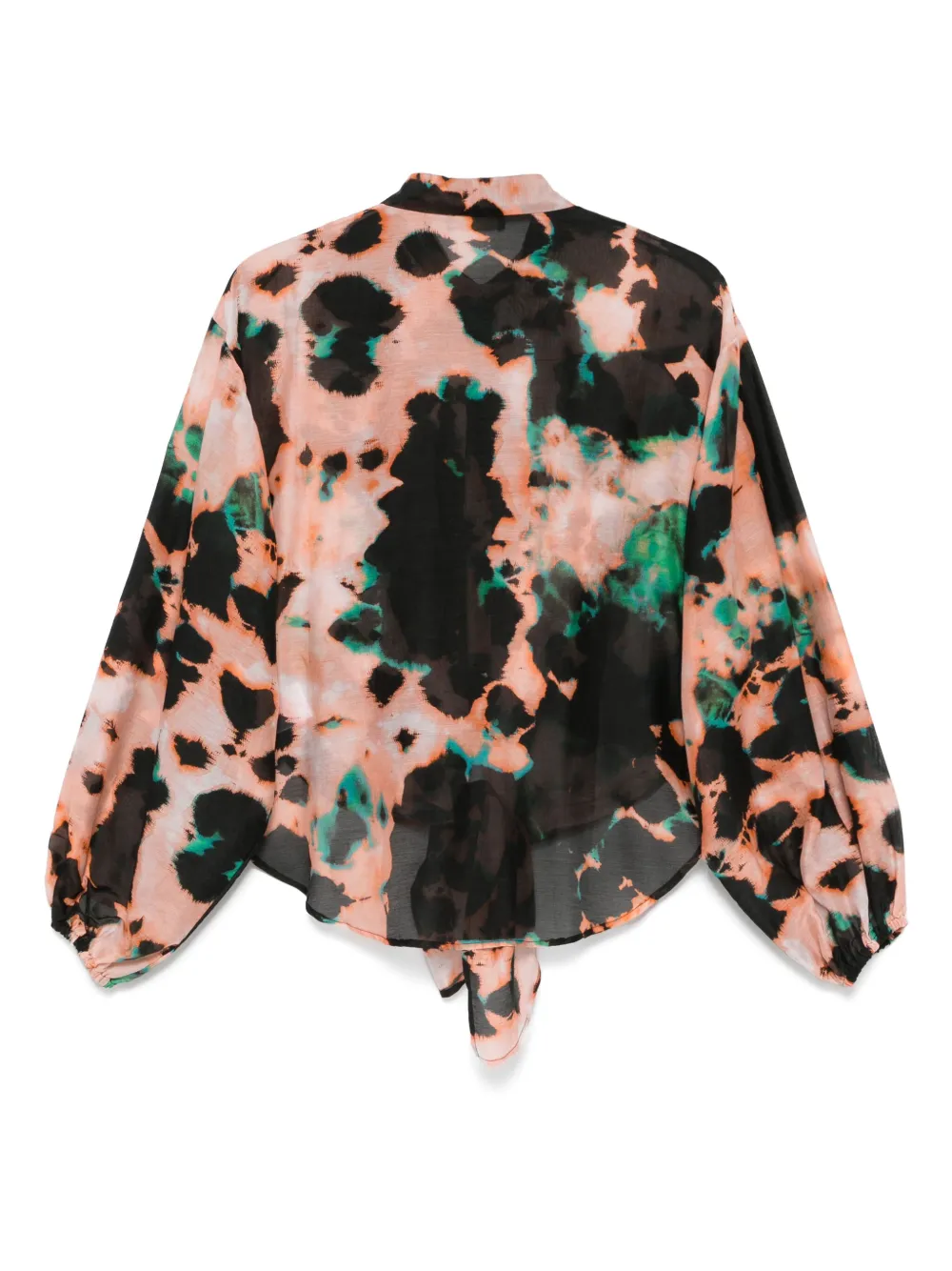 Roberto Collina Blouse met abstracte print Zwart