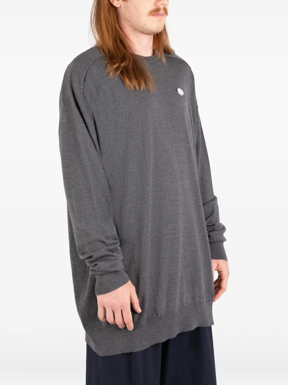 Société Anonyme embroidered logo sweater Grijs