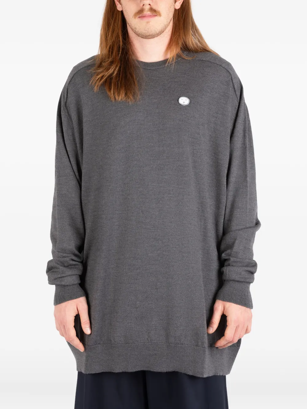 Société Anonyme embroidered logo sweater Grijs