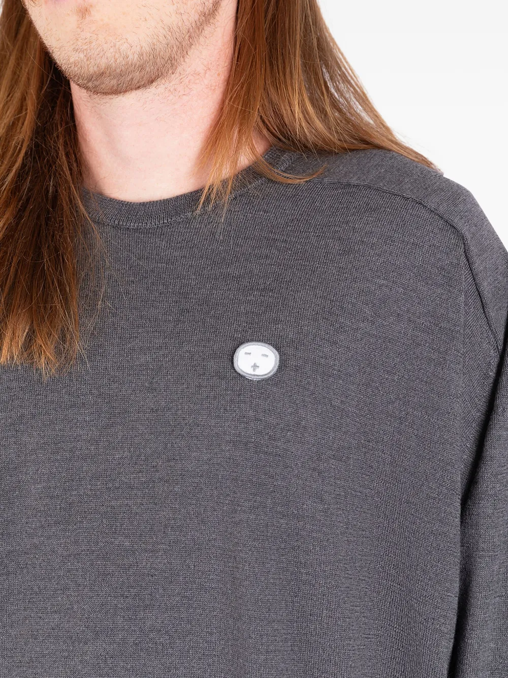 Société Anonyme embroidered logo sweater Grijs