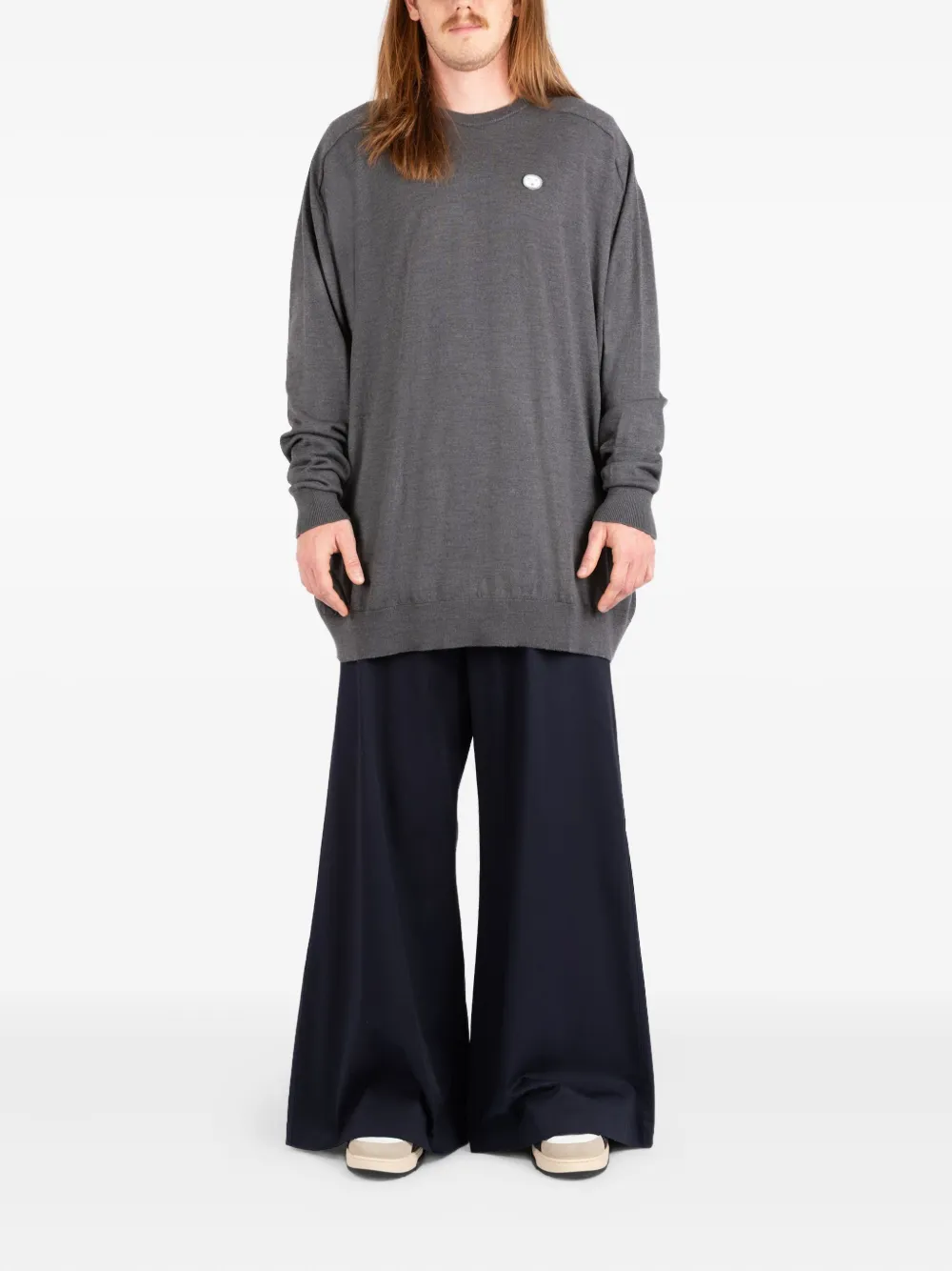 Société Anonyme embroidered logo sweater Grijs