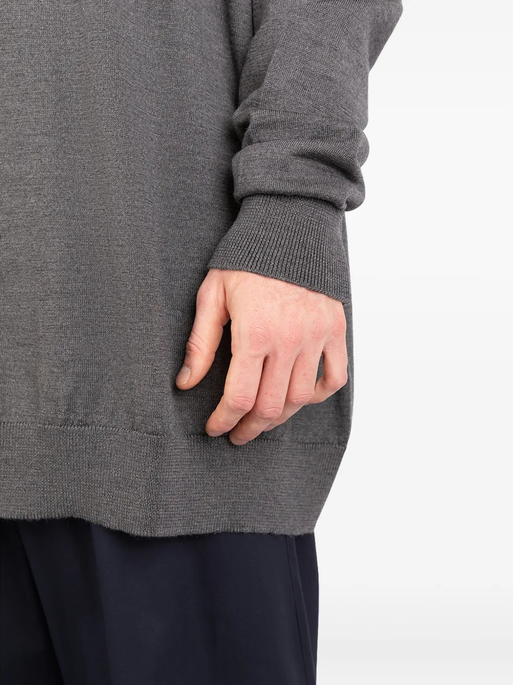 Société Anonyme embroidered logo sweater Grijs