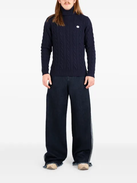 Société Anonyme cable-knit turtleneck sweater
