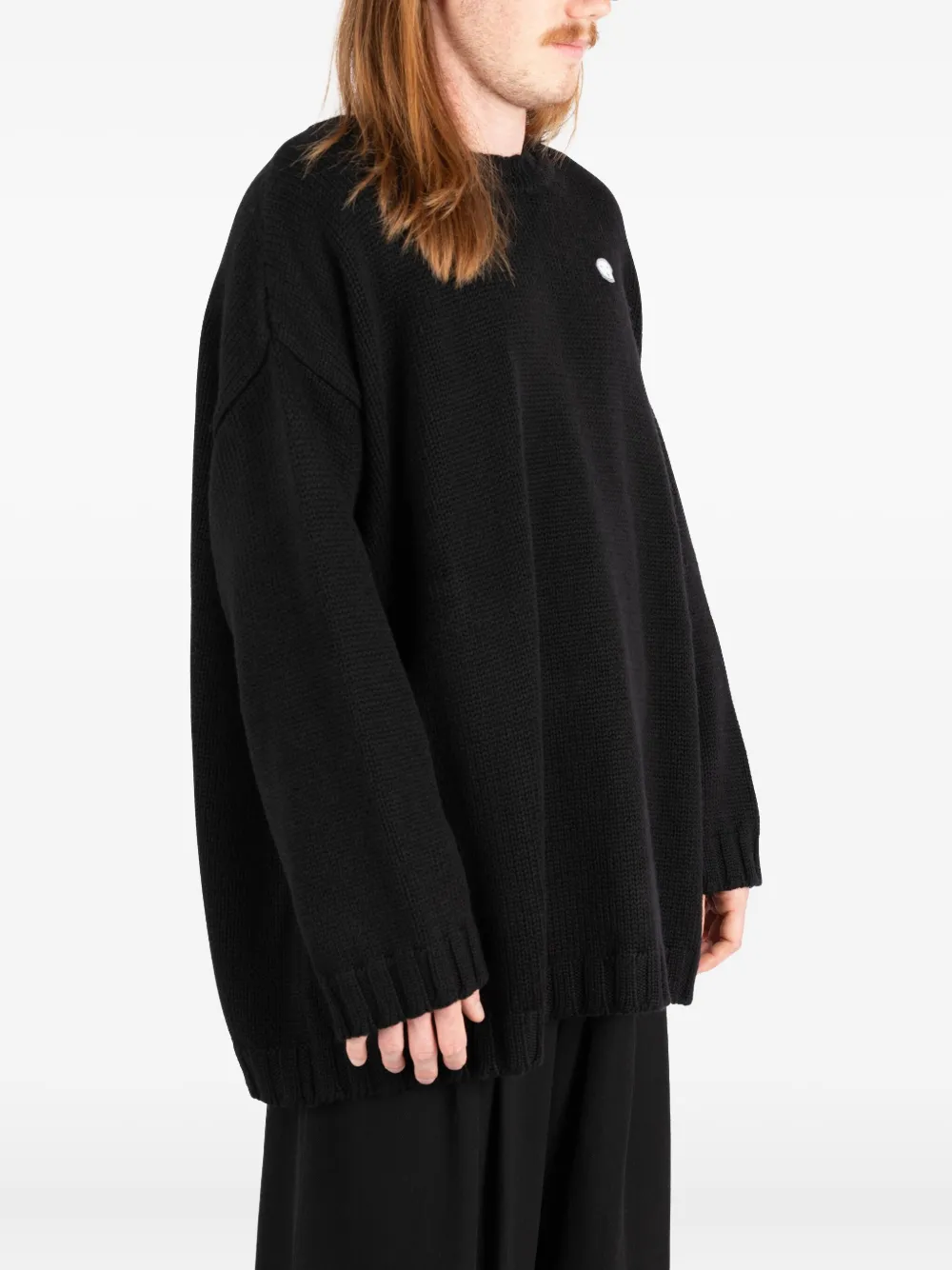 Société Anonyme logo-patch sweater Zwart