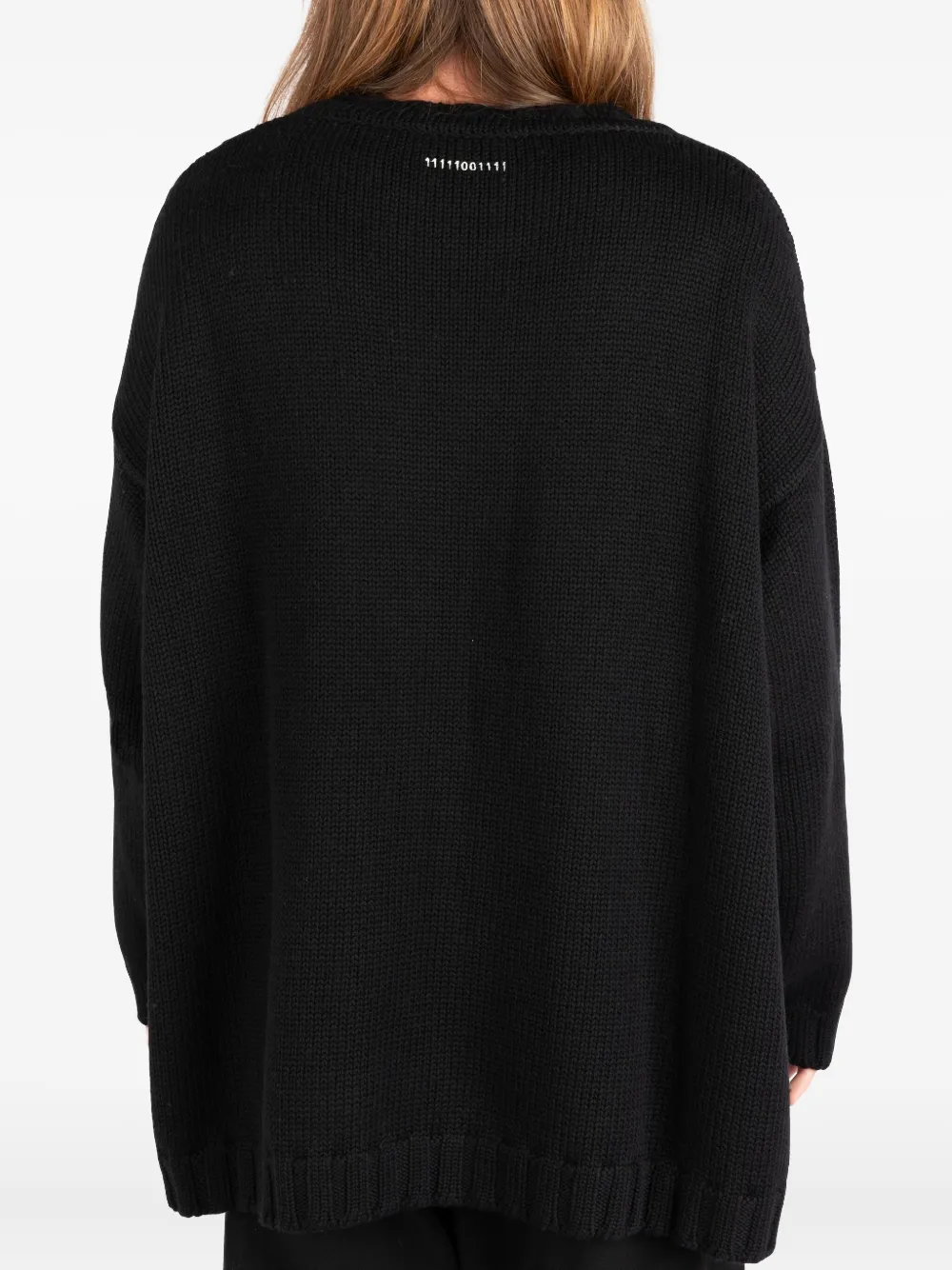 Société Anonyme logo-patch sweater Zwart