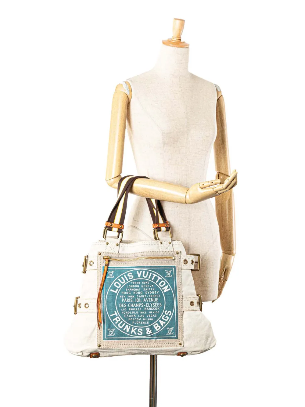 Louis Vuitton Pre-Owned tote Cruise Line Globe Shopper MM 2005 | Estilos de archivo | Image 2