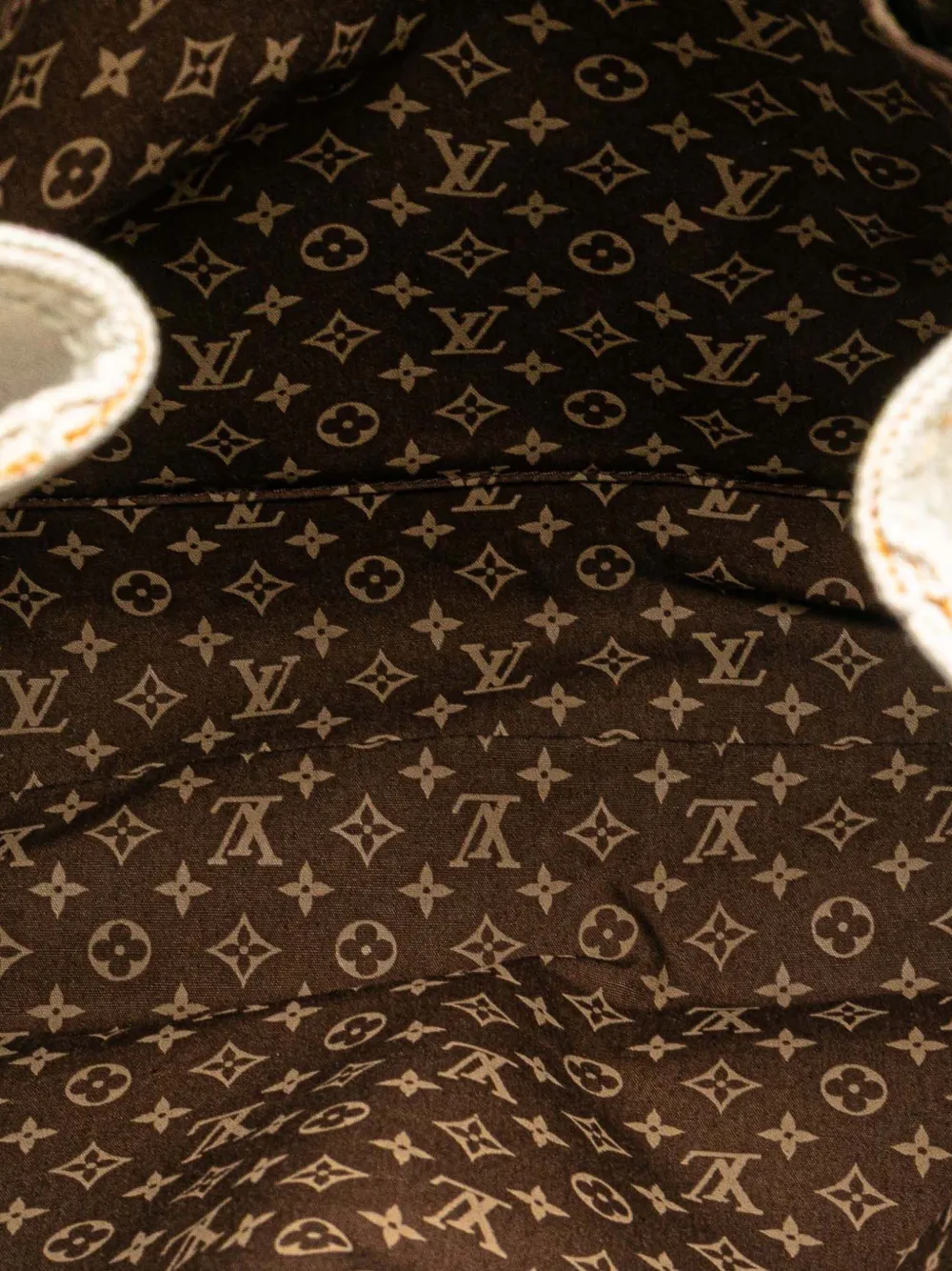 Pre-owned Louis Vuitton 2005 Cruise Line Globe Shopper Mm Tote Bag