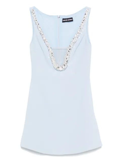 David Koma v-neck dress