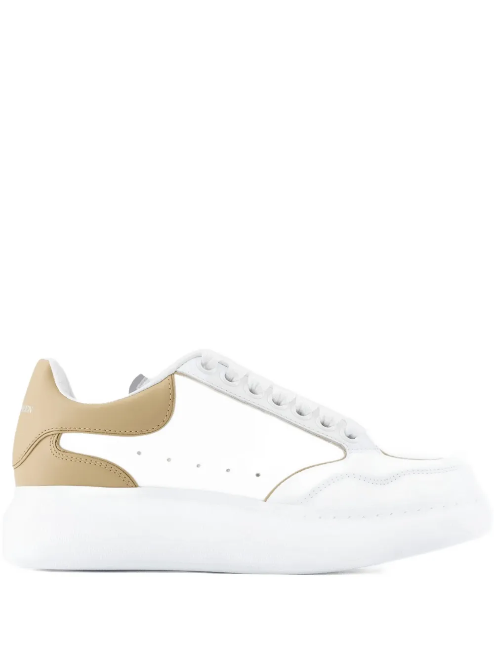 Alexander McQueen Oversized panelled leather sneakers