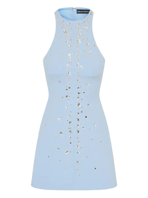 David Koma crystal-embellished dress