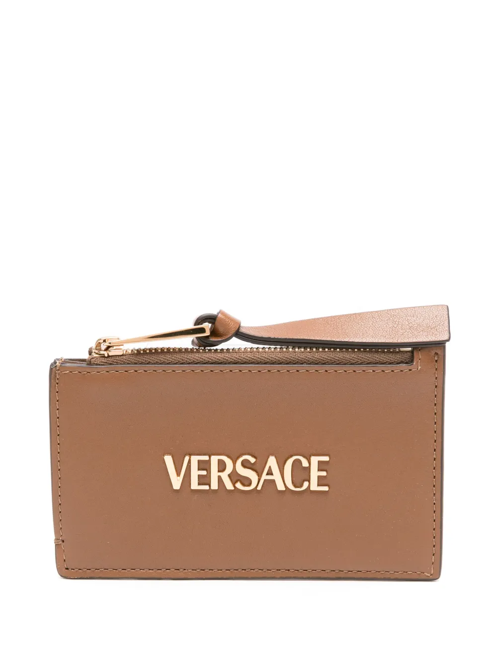 Versace leather cardholder Bruin