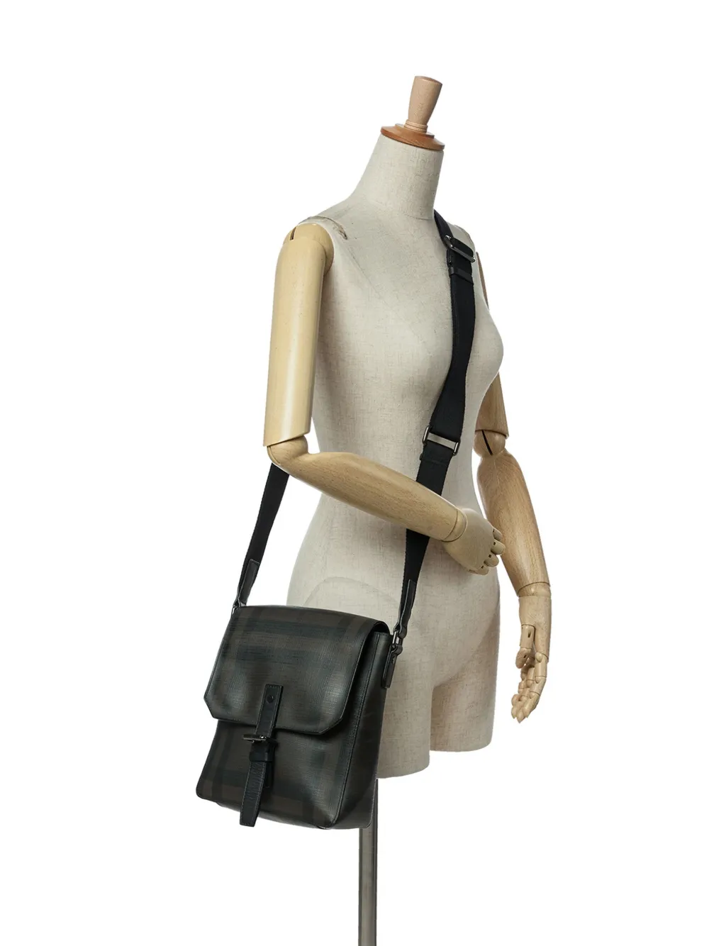 Burberry Pre-Owned 2000-2017 Smoke Check Coated Canvas crossbody bag | Pre-Owned | Image 2