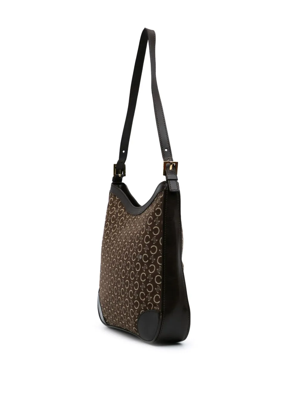 Pre-owned Celine 2000 C Macadam Canvas Shoulder Bag
