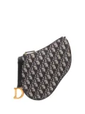 Christian Dior Pre-Owned 2019 Oblique Canvas Saddle clutch bag - Blue