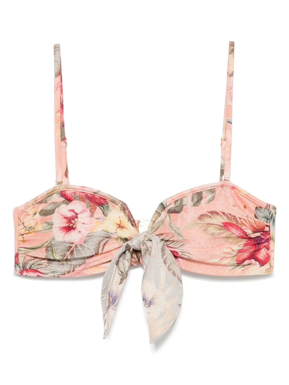 Zimmermann Floral-print Bikini Top