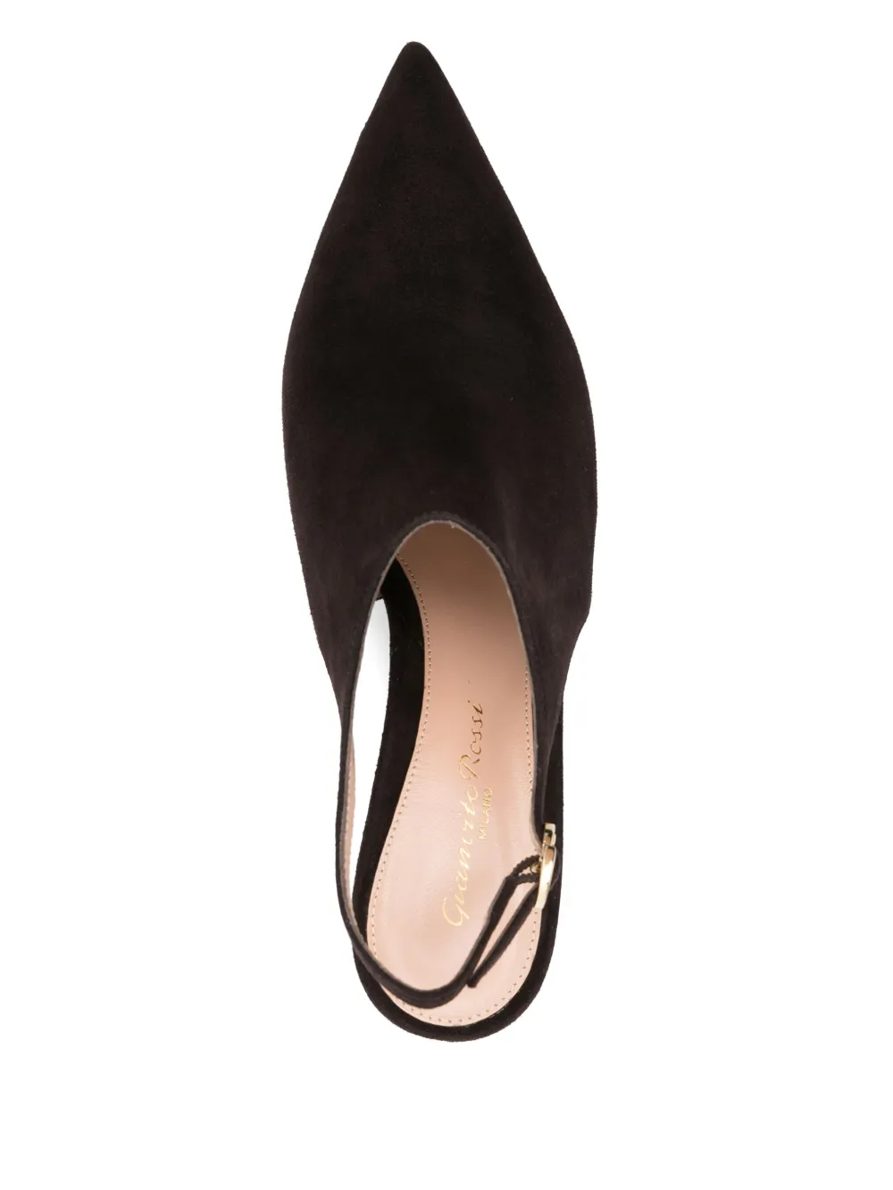 Gianvito Rossi 75mm leather pumps Brown