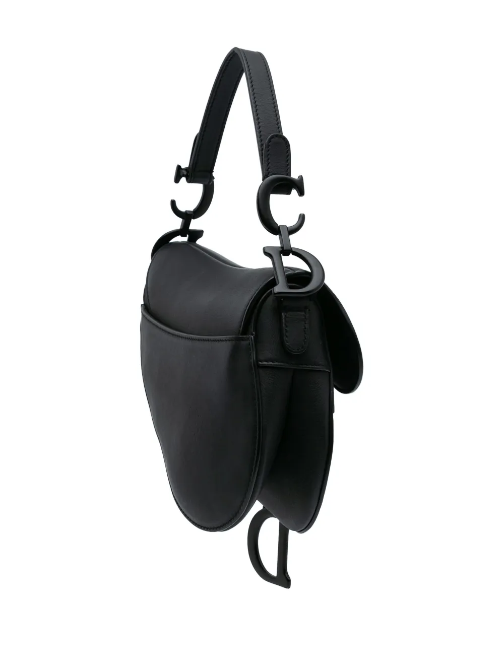 Pre-owned Dior 2019 Mini Ultra Matte Calfskin Saddle Satchel