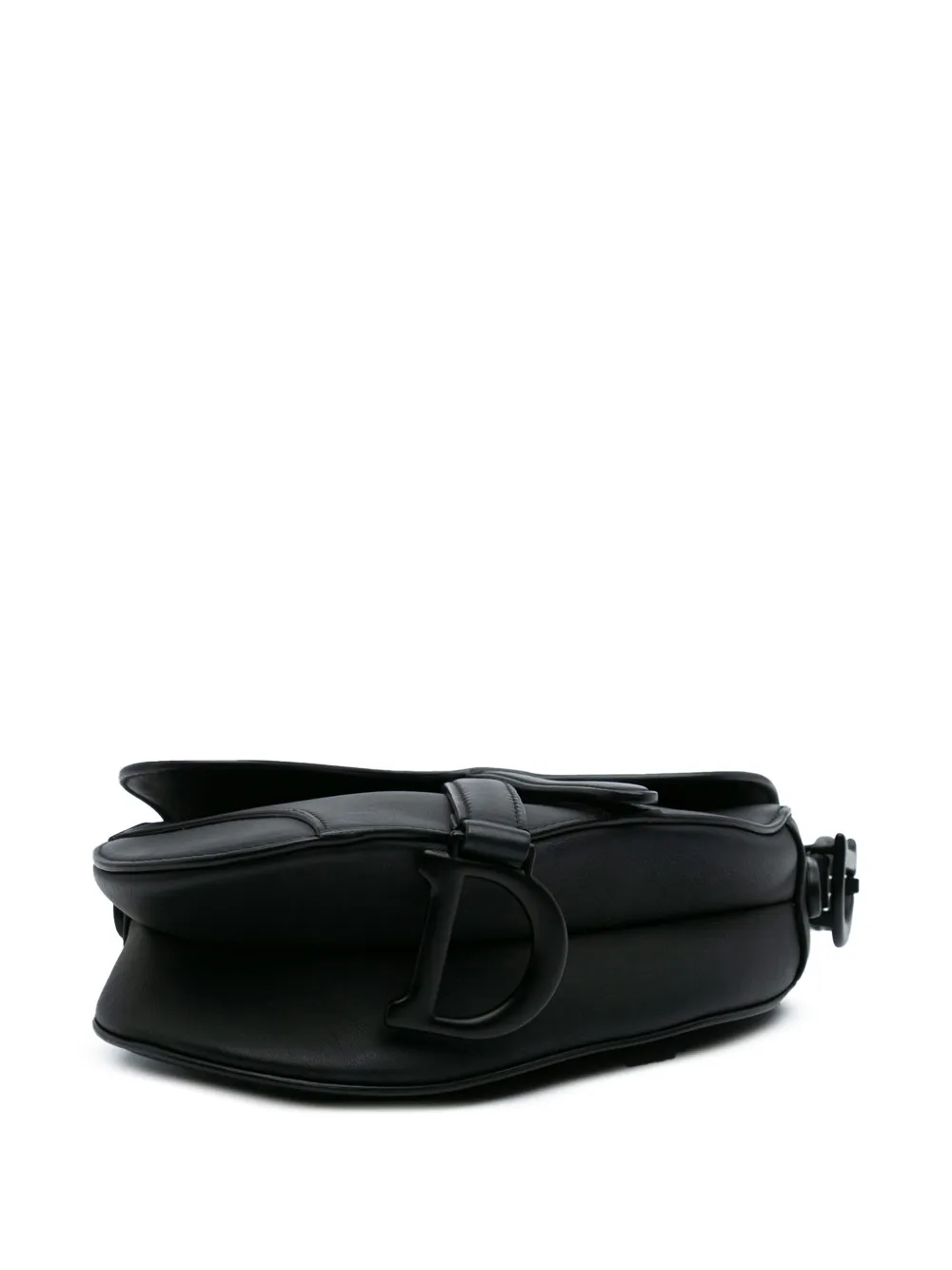 Pre-owned Dior 2019 Mini Ultra Matte Calfskin Saddle Satchel