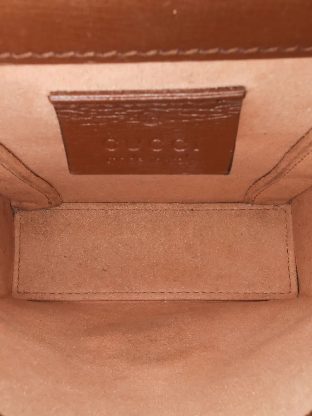 Pre-owned Gucci 2016-2024 Mini Gg Supreme Horsebit 1955 Crossbody Bag