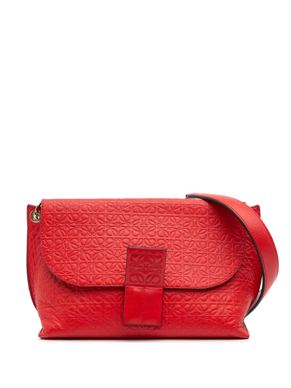 2016 Leather Repeat Anagram Avenue crossbody bag